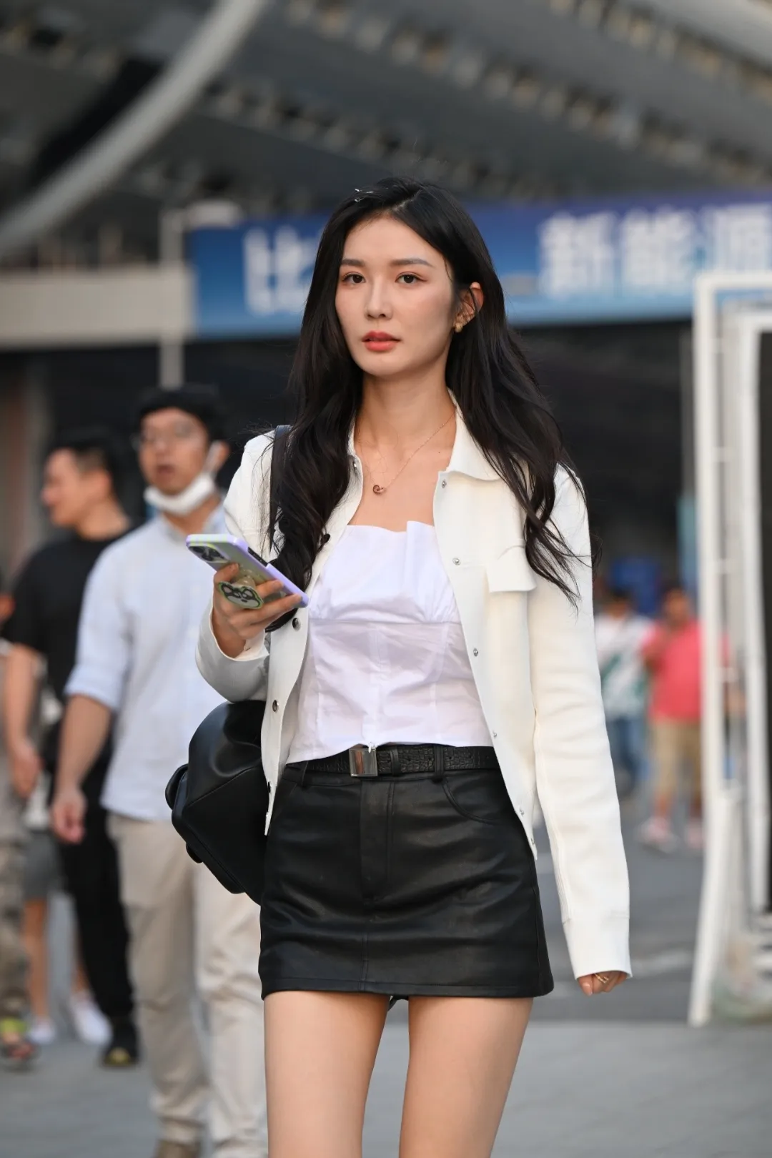 [街拍裙装系列] 优雅黑白搭配[68P1.28GB]